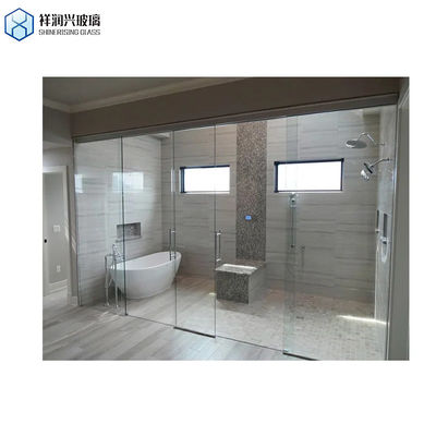 욕실 샤워 욕실 스크린 유리 끝 패널