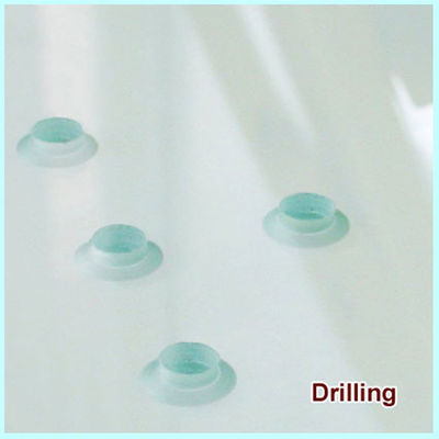 호텔 주방의 스마트 TV 맥스 비즈니스 안드로이드와 화이트 글래스 LED 거울