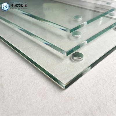 평평한 닦은 가장자리 작업 12mm 맑은 온화 유리 문 사무실 샤워 파티션 CE