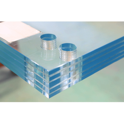 13.52mm 크기에 맞게 절단된 보안 평면 강화 된 라미네이트 유리 Claro Vidrio Laminado
