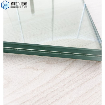평면 닦은 6.38mm 8.38mm 8.76mm 10.38mm 맑은 / 색상 안전 건물 가루 유리