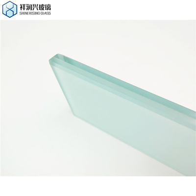 평면 닦은 6.38mm 8.38mm 8.76mm 10.38mm 맑은 / 색상 안전 건물 가루 유리