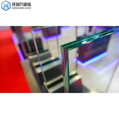 ISO 인증 건물 안전 laminated Glass 6.38-42.30mm 평면 닦은 가장자리 작업