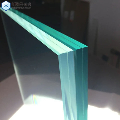 6.38mm 가루 된 유리 건물 맑은/색 가루 된 기술 가루 된