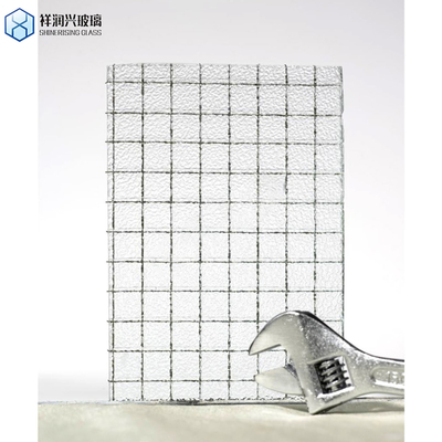2mm-8mm 일반 맑은 모루 패턴 유리 단일 유리 유선 / 장식 / 욕실 유리