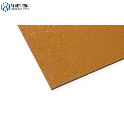 4mm 맑은 색조 화려한 장식 갈색 패턴 유리 건축 수요