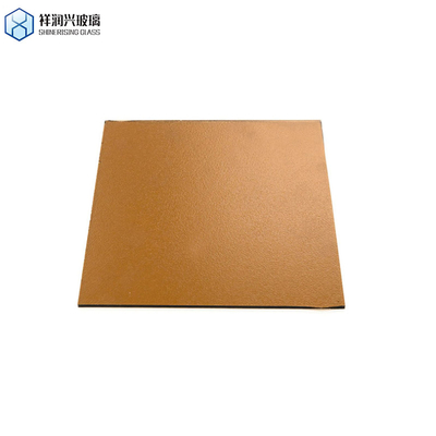 4mm 맑은 색조 화려한 장식 갈색 패턴 유리 건축 수요