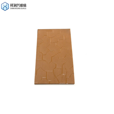 1.8mm-6mm 둥근 색상의 거울 가정 장식 색칠 된 플로트 글라스 갈색 웅진 글라스
