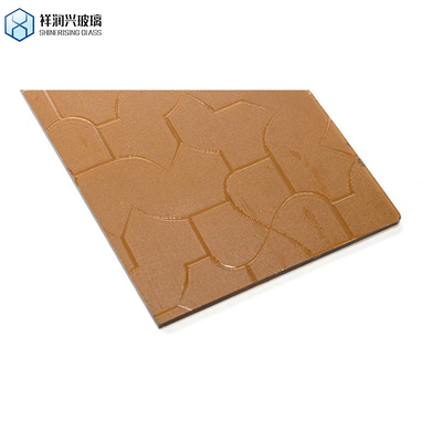 1.8mm-6mm 둥근 색상의 거울 가정 장식 색칠 된 플로트 글라스 갈색 웅진 글라스