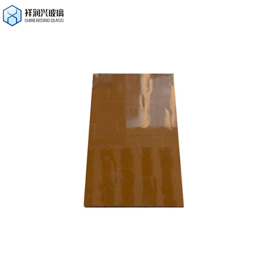 1.8mm-6mm 둥근 색상의 거울 가정 장식 색칠 된 플로트 글라스 갈색 웅진 글라스