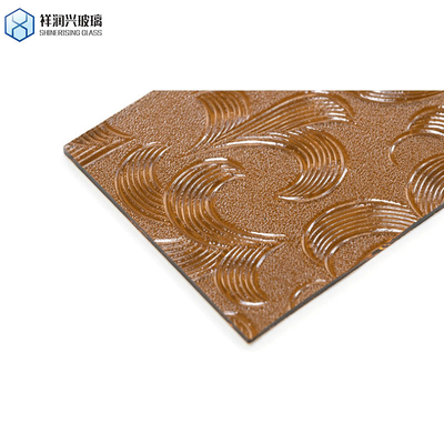 1.8mm-6mm 둥근 색상의 거울 가정 장식 색칠 된 플로트 글라스 갈색 웅진 글라스