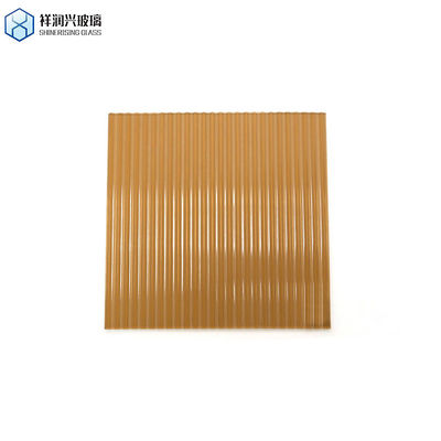 가구용 맞춤형 패턴 컬러 유리 두께 3mm 4mm 5mm 브라운 엠보스 된 유리