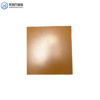 3mm 5mm 1830*2440 반짝이는 기술 패턴 유리 장식 유리 벽 갈색 웅진 유리