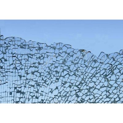 평면 온화 안전 유리 슬라이딩 도어 현대 철 프레임 표준 GB15763.2-2005