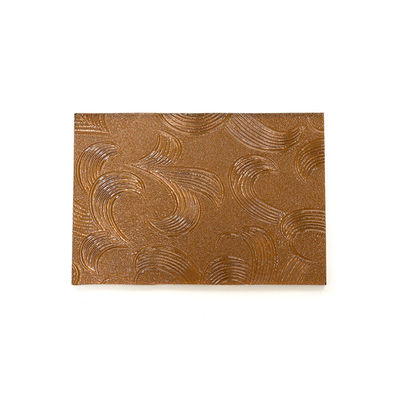 평평한 닦은 가장자리 작업 3-8mm 색칠 된 색상 패턴 건설용 반사 유리