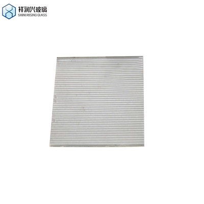 평평한 닦은 가장자리 작업 laminated 유리 울타리 패턴 리브 된 유리 6mm 8mm 10mm 12mm