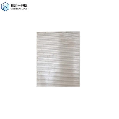 4mm 5mm 6mm 맑은 색상 패턴 유리 / 직물 패턴 유리 평면 닦은 가장자리 작업