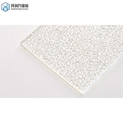 5mm 8mm 10mm 추가 맑은 밤 진주 크리스탈 조각 엽 유리 패턴 유리 욕실