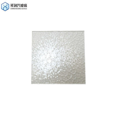 청정 앰버 패턴 유리 6mm 와이어 춘도 유리 유선 건물 건설