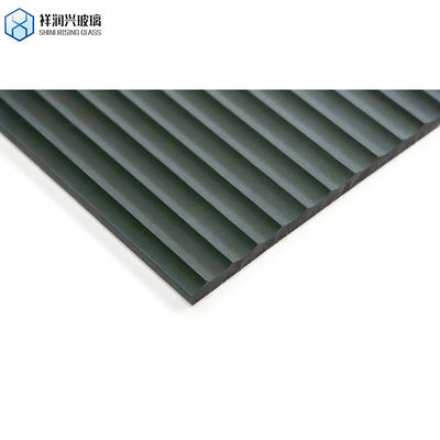 청 청동 카라타치 칭다오 미스트라이트 플로라 플루트 패턴 유리 3mm-8mm 칭다오