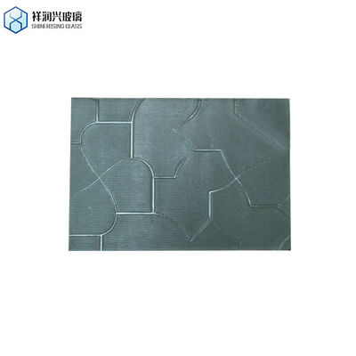 패턴화된 유리 4mm 6mm 8mm 12mm 맞춤형 디자인 그림 유리 템퍼드 글래스 베고니아 패턴