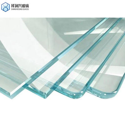 인증서 및 끝 캡 포장과 함께 6mm 10mm 초명료 온화 유리 장을 구축