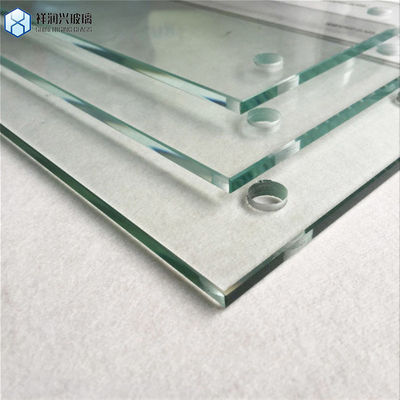 인증서 및 끝 캡 포장과 함께 6mm 10mm 초명료 온화 유리 장을 구축