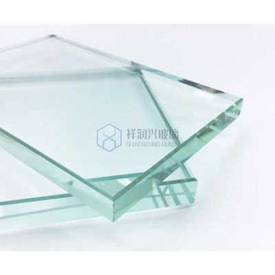 평면으로 닦은 맞춤형 외관 초정백 템퍼드 코팅 선도 유리 패널 태양