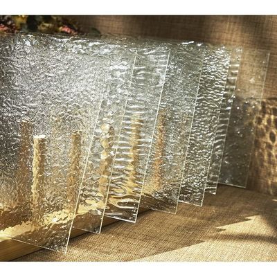 3mm 4mm 5mm 카라타치 빌딩 나시지 플로라 패턴 유리