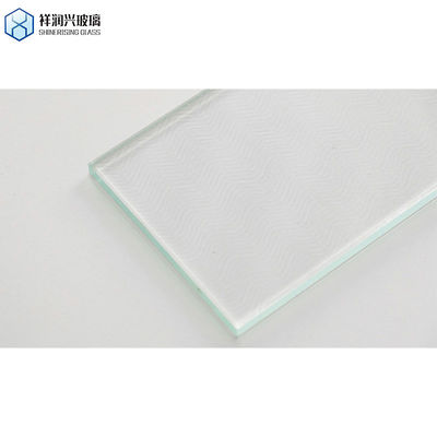 10mm 12mm 맑은 패턴 최고 온화 유리 울타리 패널 경화 된 가루 된 유리