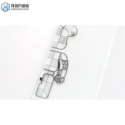 평평한 0.5mm 0.7mm 1mm 2mm 3mm 용량 터치 스크린 LCD 디스플레이 커버용 얇은 실크 스크린 인쇄 유리