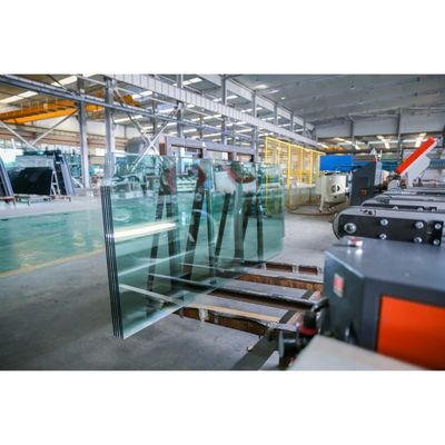 대형 온화 유리 15mm 19mm 높은 보안을 위한 맑은/우주 맑은 건물 유리