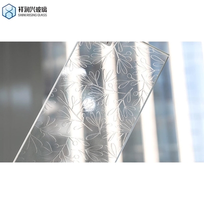 CE 인증 건물용 유리 초정백/색/반사/온화/가루/무늬