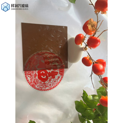 3-6mm 맑은 은 청동 회색 파란색 녹색 산성 얼음 유리 예술 장식 벽문 발러스트라드 가구 유리