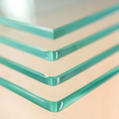 6.38-12.38mm 맑고 색상 튼튼한 laminated Float Glass 실내 온화 유리