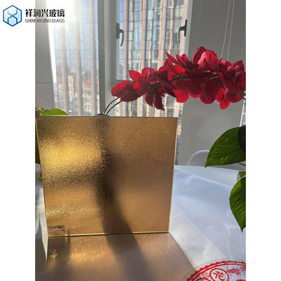 플로트 글래스 제조용 브라운/브론즈/암버 카라타치 컬러 패턴 유리