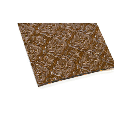 갈색 3-8mm 파란색 회색 청동 미술 조각 유리 모루 미스텔리트 모자이크 플루트 꽃 식물 Bambu Wave Oceanic Pattern Glass