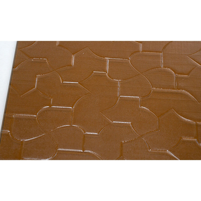 빗자루 파란색 회색 청동 예술 조각 유리 모루 미스텔리트 모자이크 플루트 꽃 식물 Bambu Wave Oceanic Pattern Glass