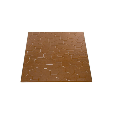 빗자루 파란색 회색 청동 예술 조각 유리 모루 미스텔리트 모자이크 플루트 꽃 식물 Bambu Wave Oceanic Pattern Glass