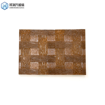 산업용 건물용 4mm 카라타치 패턴 플로트 글래스