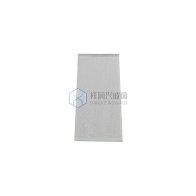 평평한 닦은 가장자리 5mm 10mm 12mm 초명료 모루 패턴 유리 플러트 튼튼한 유리