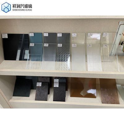 모루 패턴 유리 / 평면 닦은 가장자리 작업 / 고체 색상 / 4mm 6mm X1830X2440mm