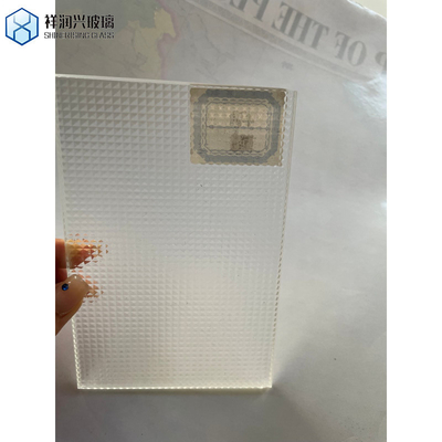 평면 닦은 가장자리 3mm-25mm 가열된 유리 건물 요구 사항에 맞게 사용자 정의