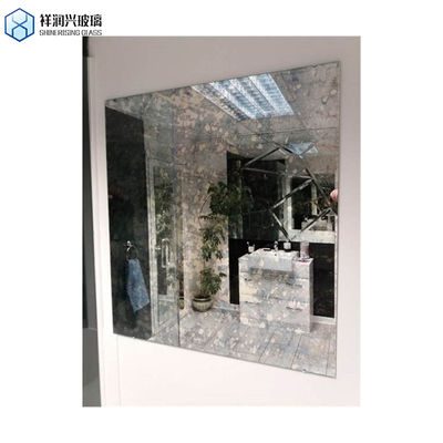 체육관 욕실 둥근 알루미늄 거울 은급 유리 및 깨끗한 프레임 재료