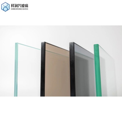 3mm 4mm 5mm 6mm 8mm 맑은 색상 반사용 욕실 창문 유리 파티션 프레임 없는 플로트 유리 장