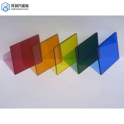 3mm 5mm 템퍼드 글래스 색칠 된 거울 유리 장판