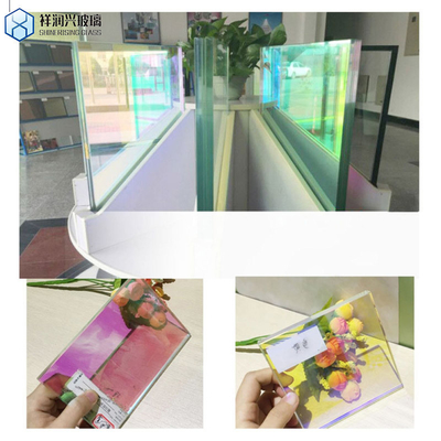 사용자 정의 파란색 분홍색 녹색 색상 플로트 글래스 3mm-12mm 두께 색칠 된 플로트 태양 반사 글래스