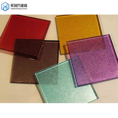 사용자 정의 파란색 분홍색 녹색 색상 플로트 글래스 3mm-12mm 두께 색칠 된 플로트 태양 반사 글래스