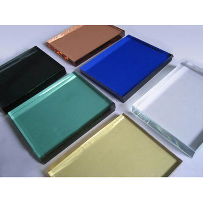 녹색 파란색 회색 동색 색상 텐트 플로트 글래스 3mm-12mm