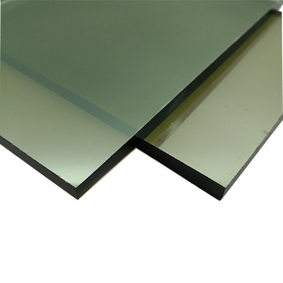 녹색 파란색 회색 동색 색상 텐트 플로트 글래스 3mm-12mm